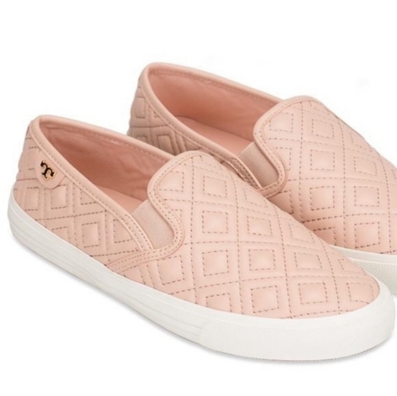 SOLD!! TORY BURCH Jesse Quilted Sneaker - Size 10 - Picture 1 of 12